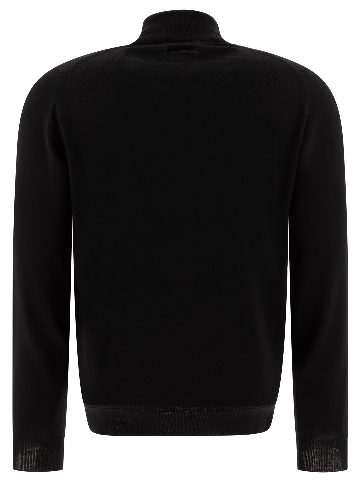 JOHN SMEDLEY Black   Tapton half-zip sweater